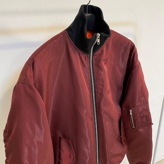 [NEW COLOR] MUSCLE MAN BOMBER JACKET WINE