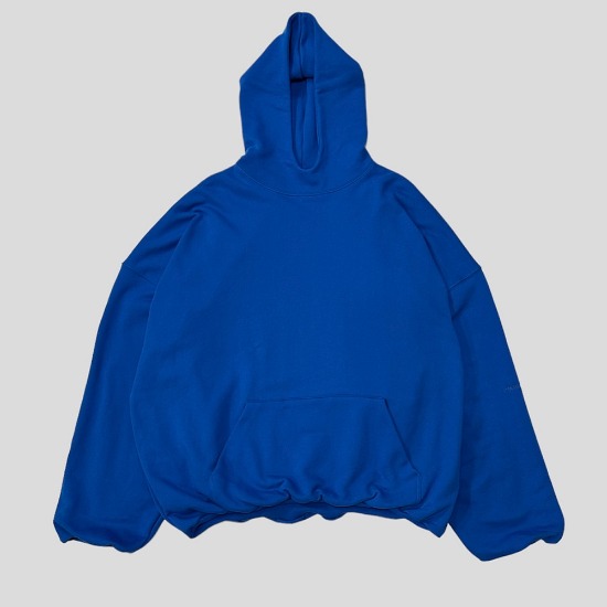 OVERSIZE PADDED HOODY &quot;BLUE&quot;